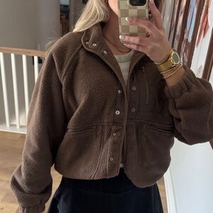 Amazon Women's Cozy Brown Teddy Jacket